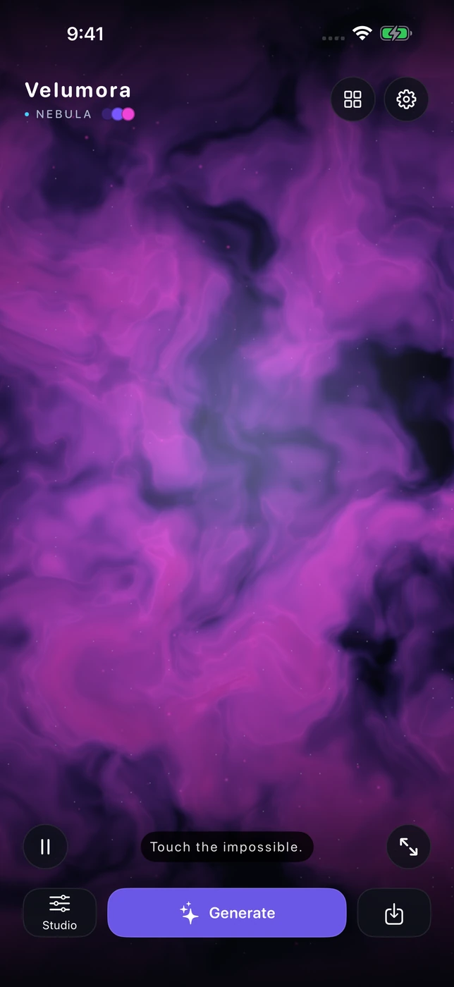 Actual Velumora Nebula screen